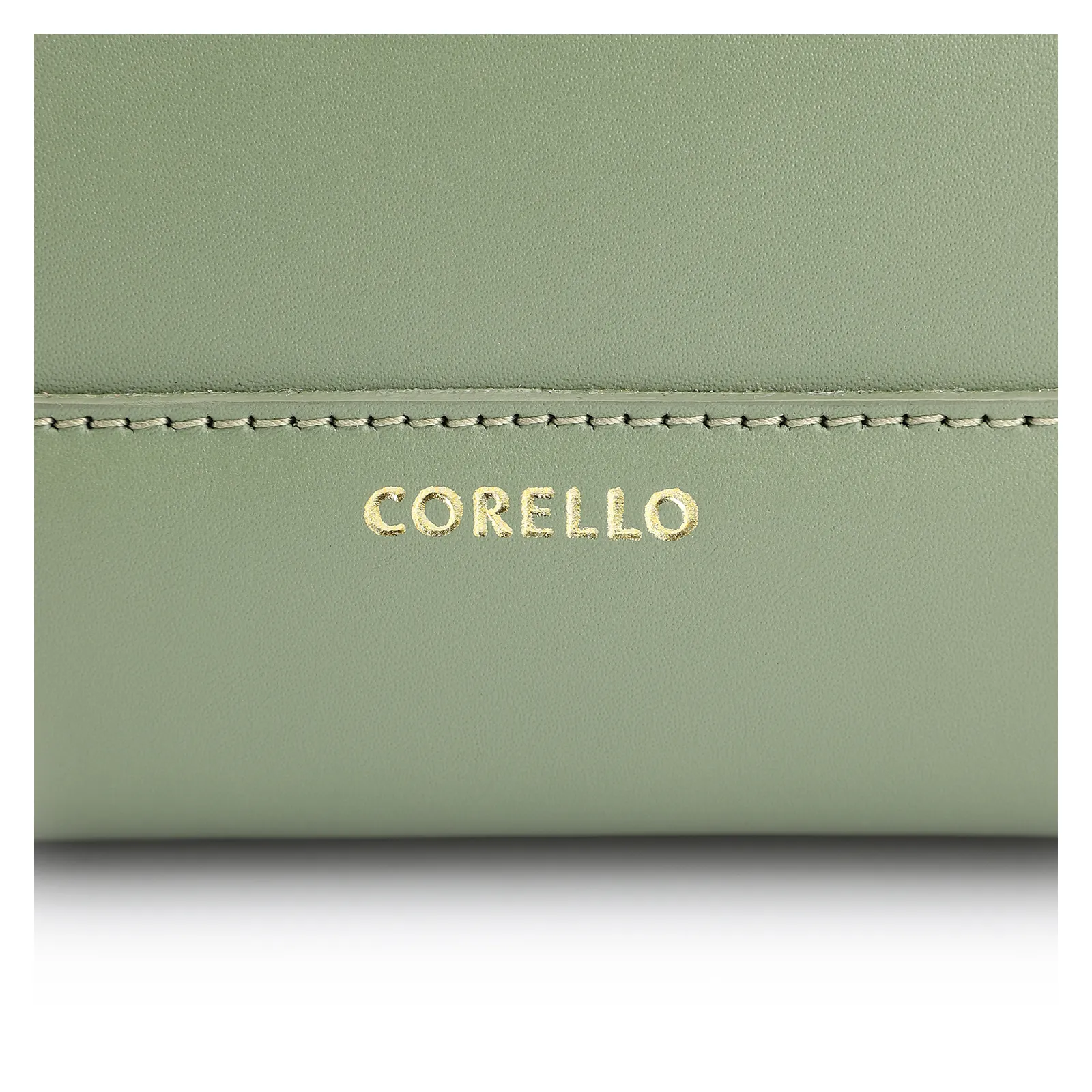Bolsa Transversal Couro Verde Claro/Alça Alt Tramado Verde