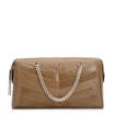 Bolsa Transversal Couro Verde/Couro Nobuck Verde/Lezard Verde - imagem 1