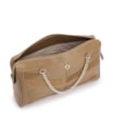 Bolsa Transversal Couro Verde/Couro Nobuck Verde/Lezard Verde - imagem 4