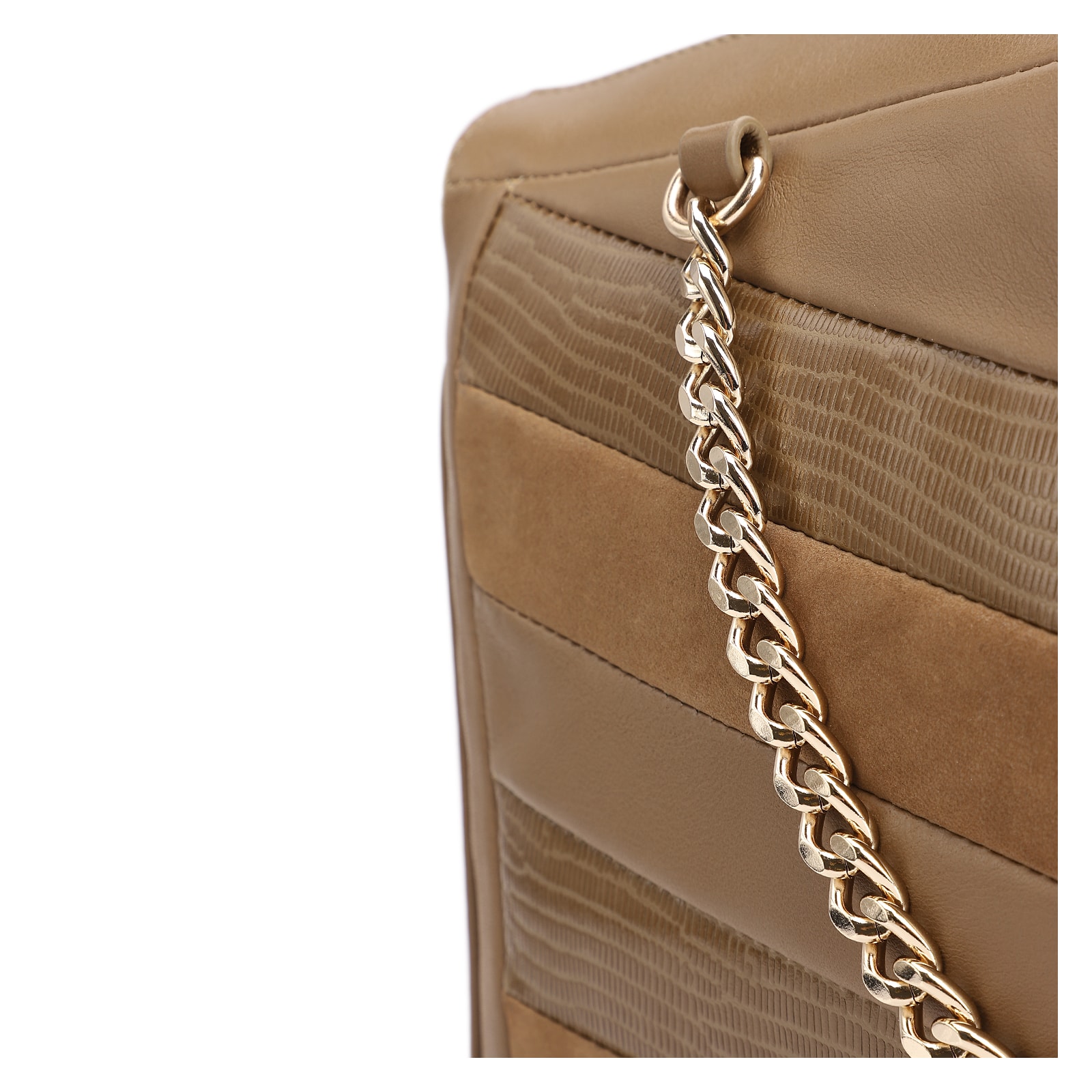 Bolsa Transversal Couro Verde/Couro Nobuck Verde/Lezard Verde
