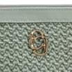 Bolsa Transversal Couro Verde/Crochet Verde - imagem 6