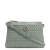 Bolsa Transversal Couro Verde/Crochet Verde - imagem 1