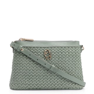 Couro Verde/Crochet Verde