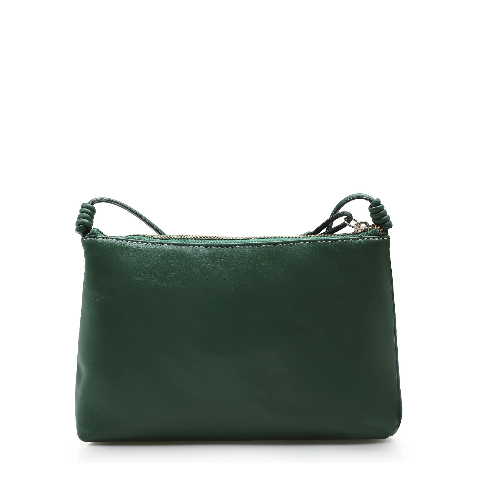 Bolsa Transversal Couro Verde Floresta