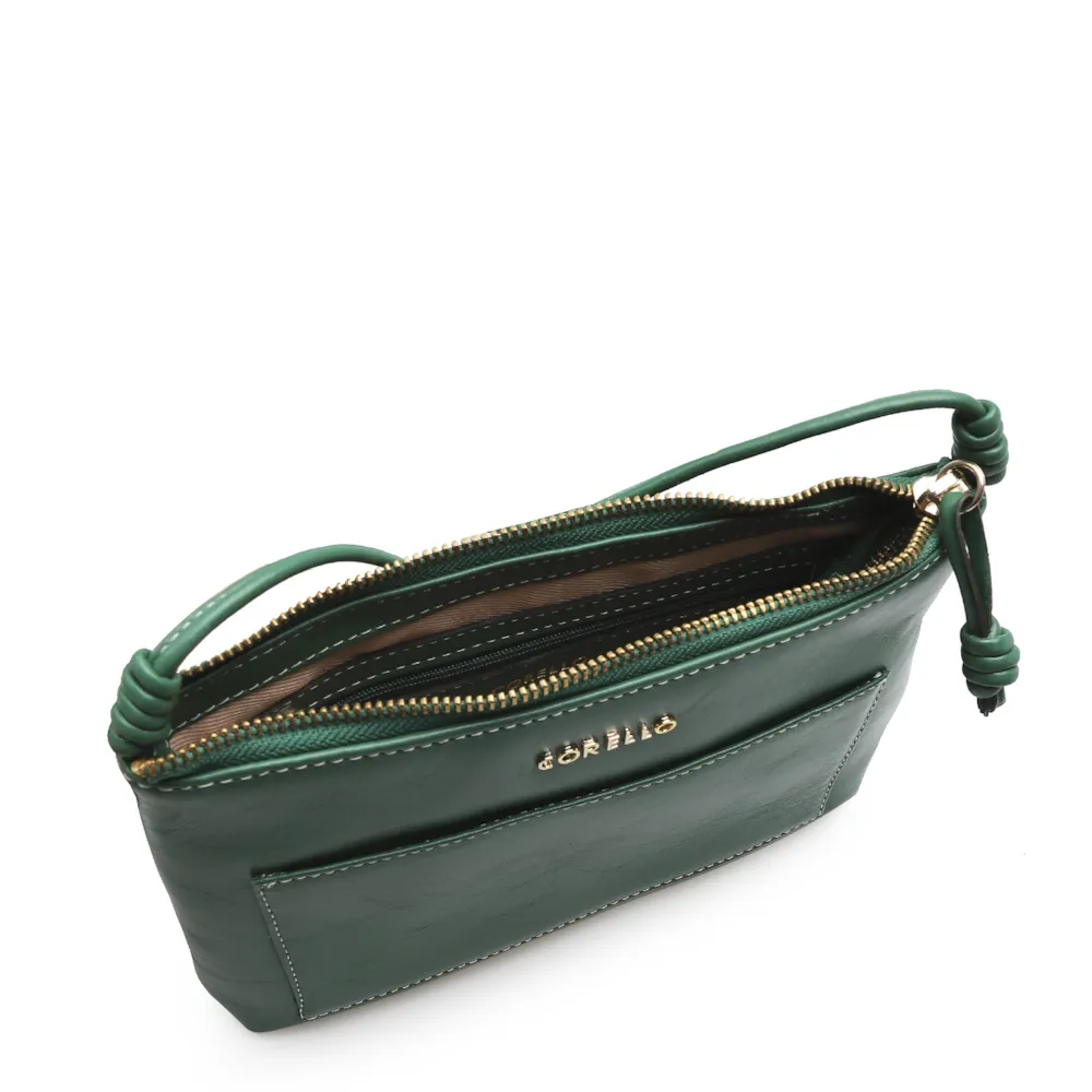 Bolsa Transversal Couro Verde Floresta - imagem 4
