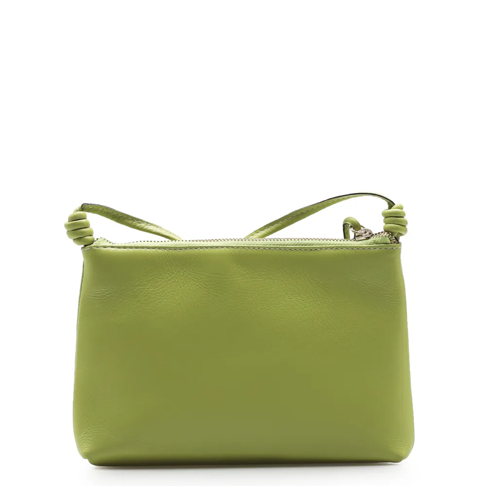 Bolsa Transversal Couro Verde Limao - imagem 3
