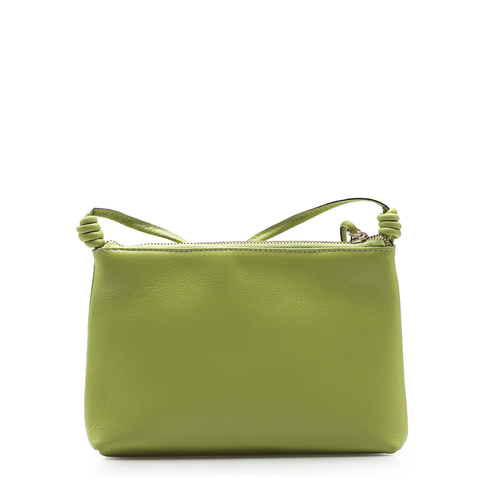Bolsa Transversal Couro Verde Limao