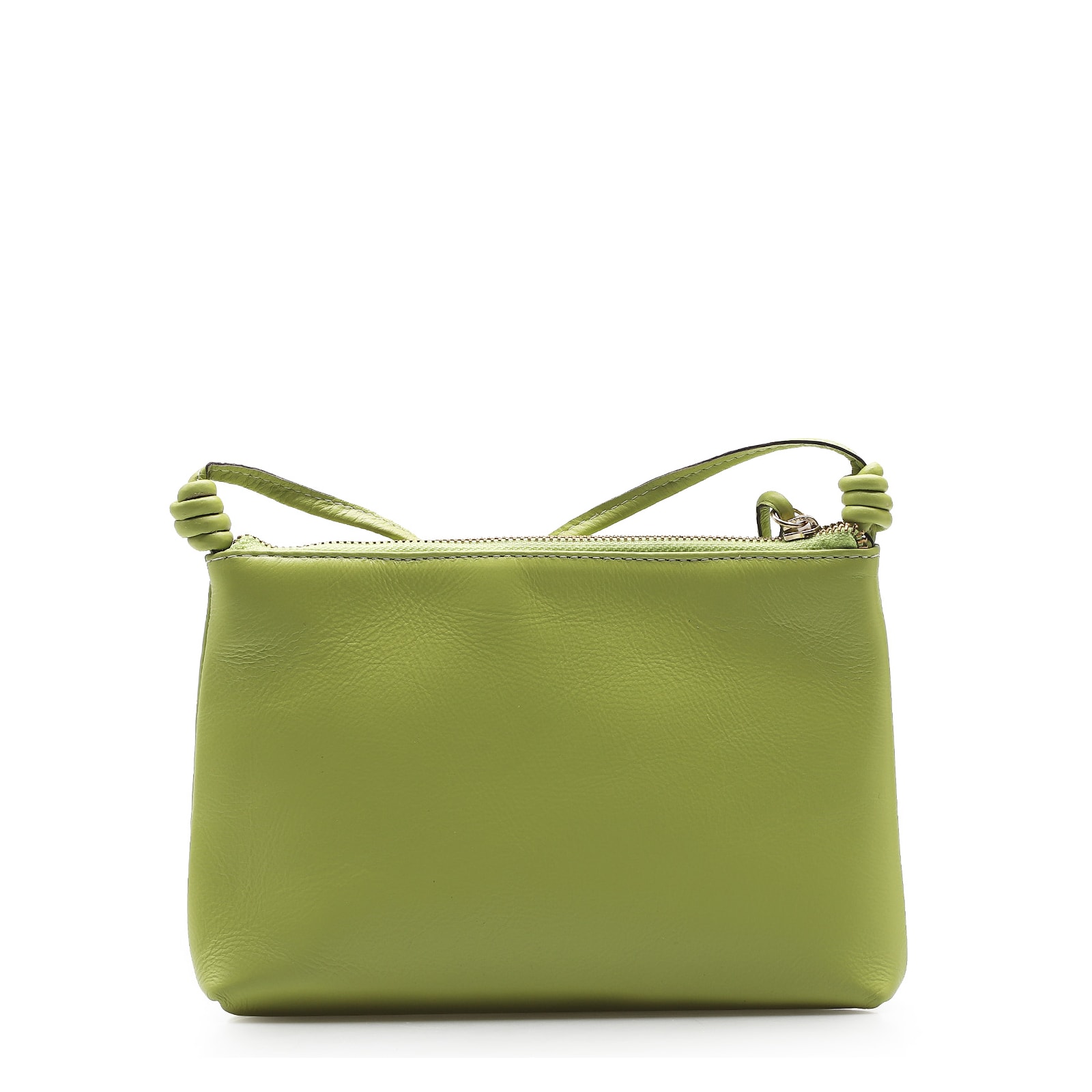 Bolsa Transversal Couro Verde Limao