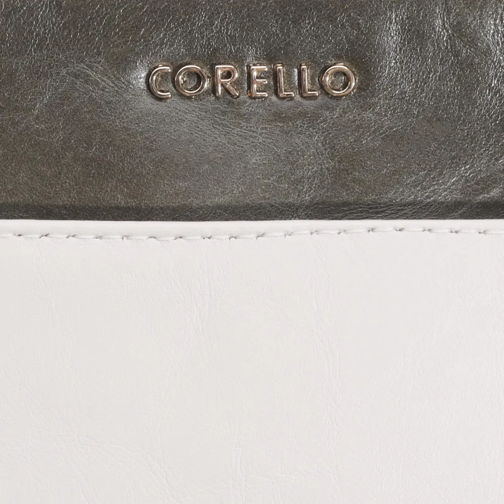 Bolsa Transversal Couro Verde/Off White - imagem 5