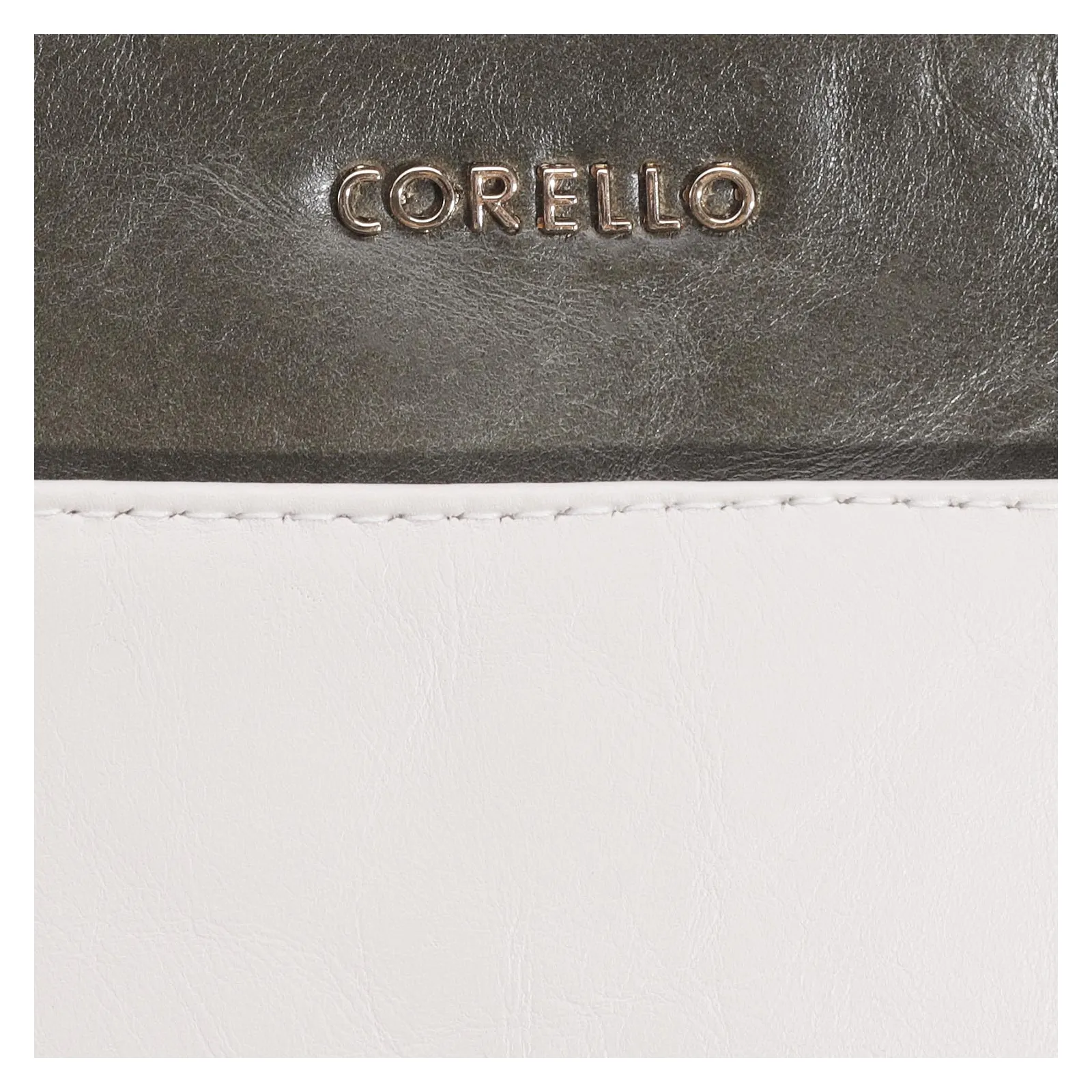 Bolsa Transversal Couro Verde/Off White
