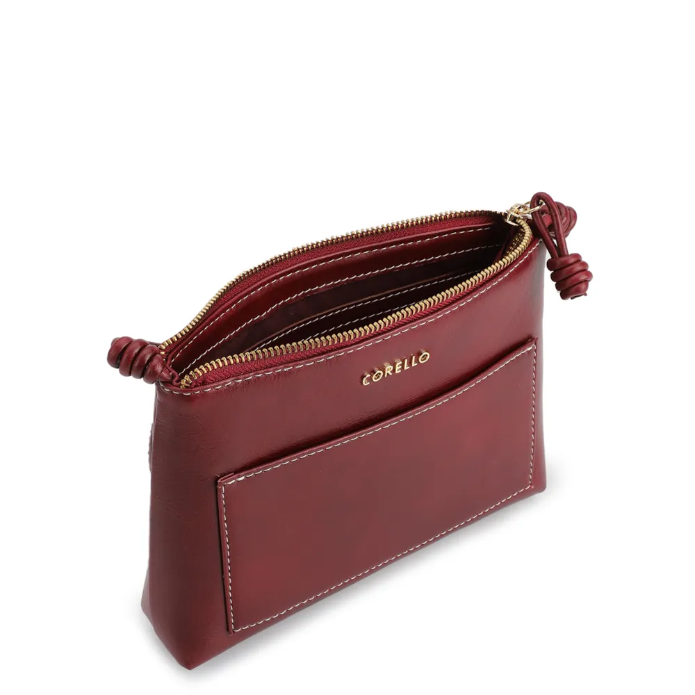 Bolsa Transversal Couro Vermelho - imagem 4