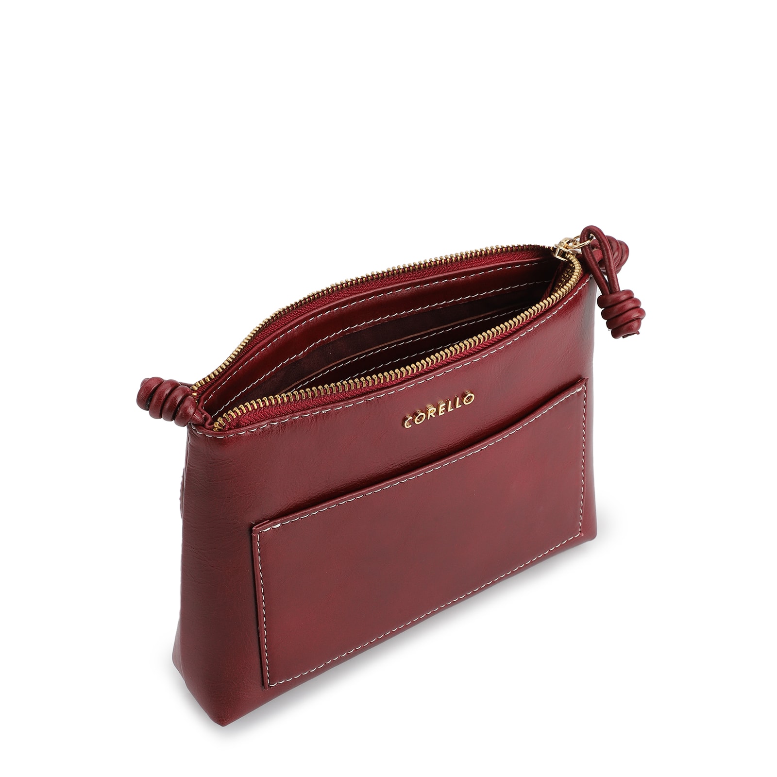 Bolsa Transversal Couro Vermelho