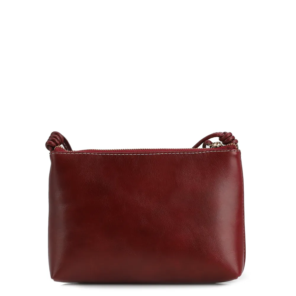 Bolsa Transversal Couro Vermelho - imagem 3