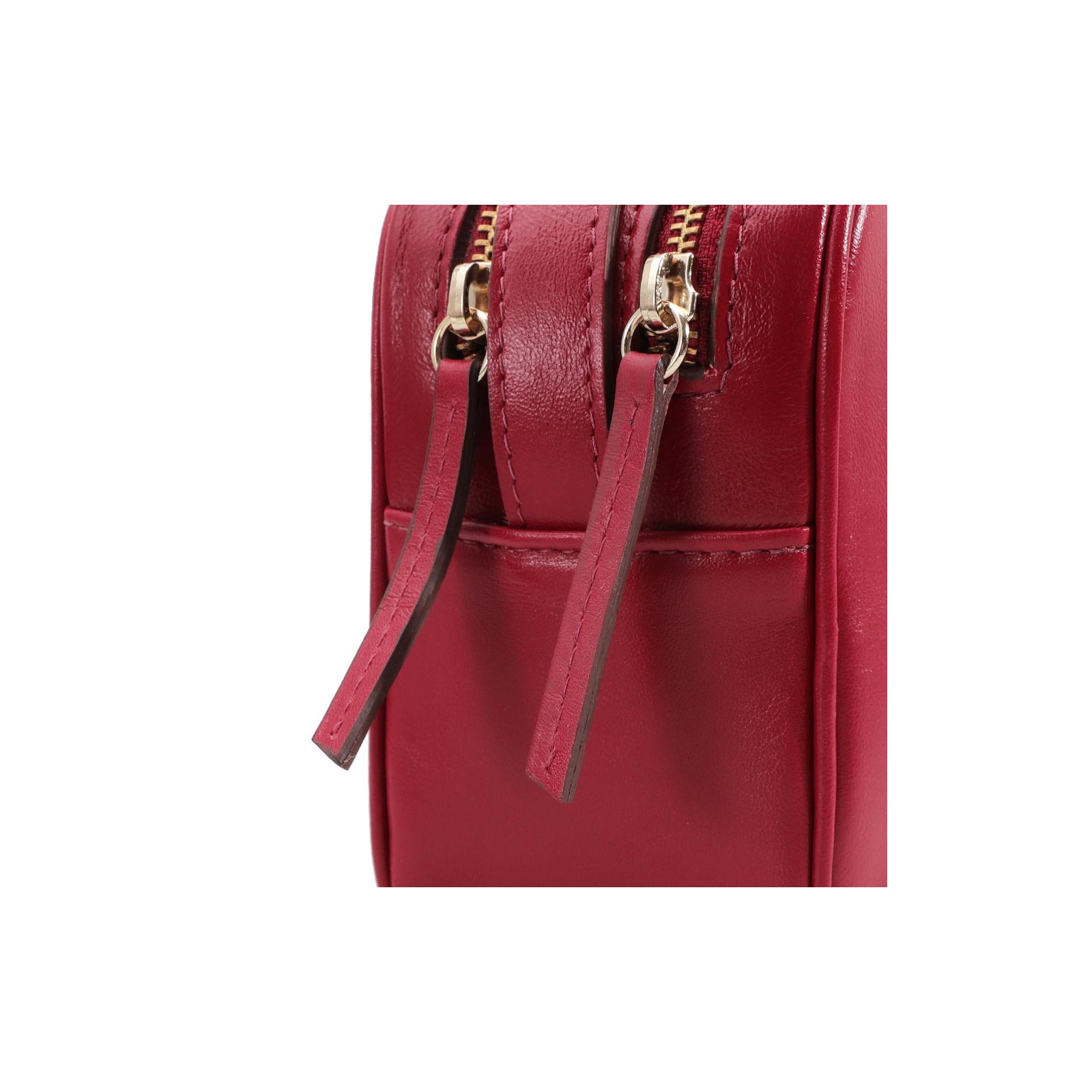 Bolsa Transversal Couro Vermelho