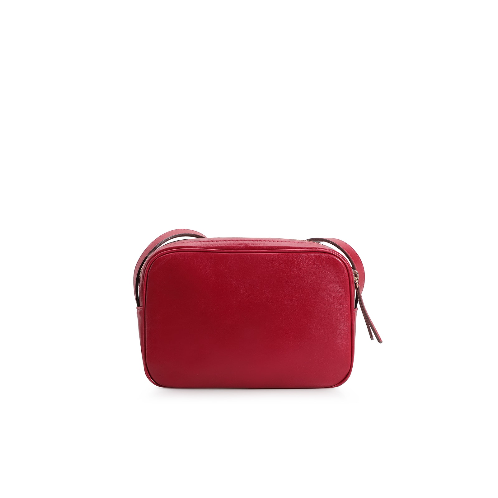 Bolsa Transversal Couro Vermelho