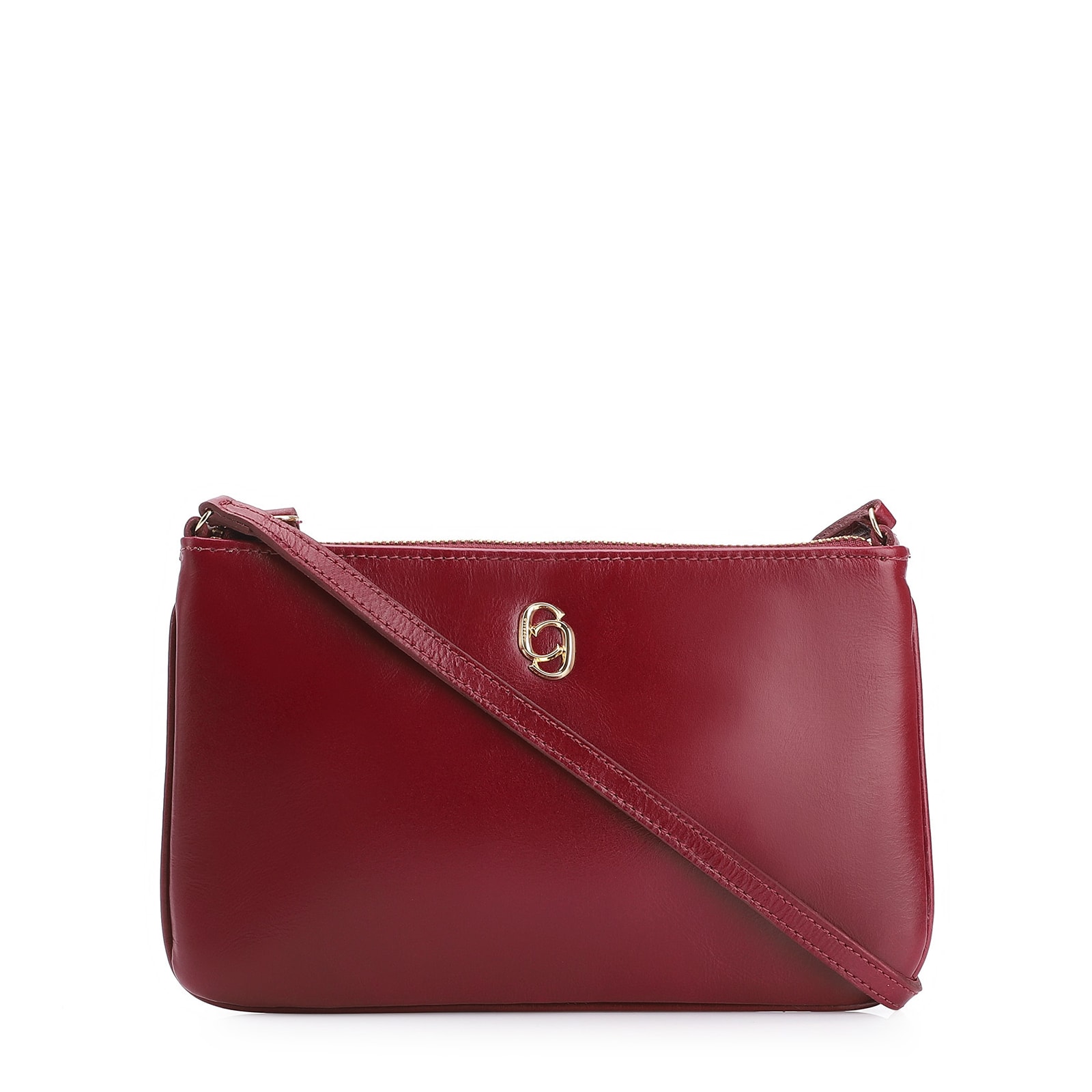 Bolsa Transversal Couro Vermelho