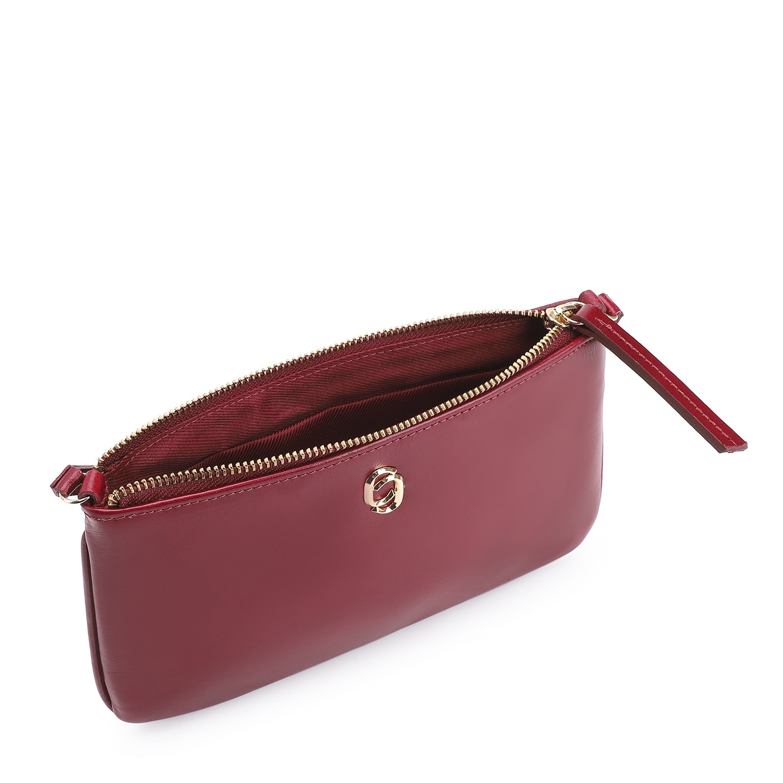 Bolsa Transversal Couro Vermelho