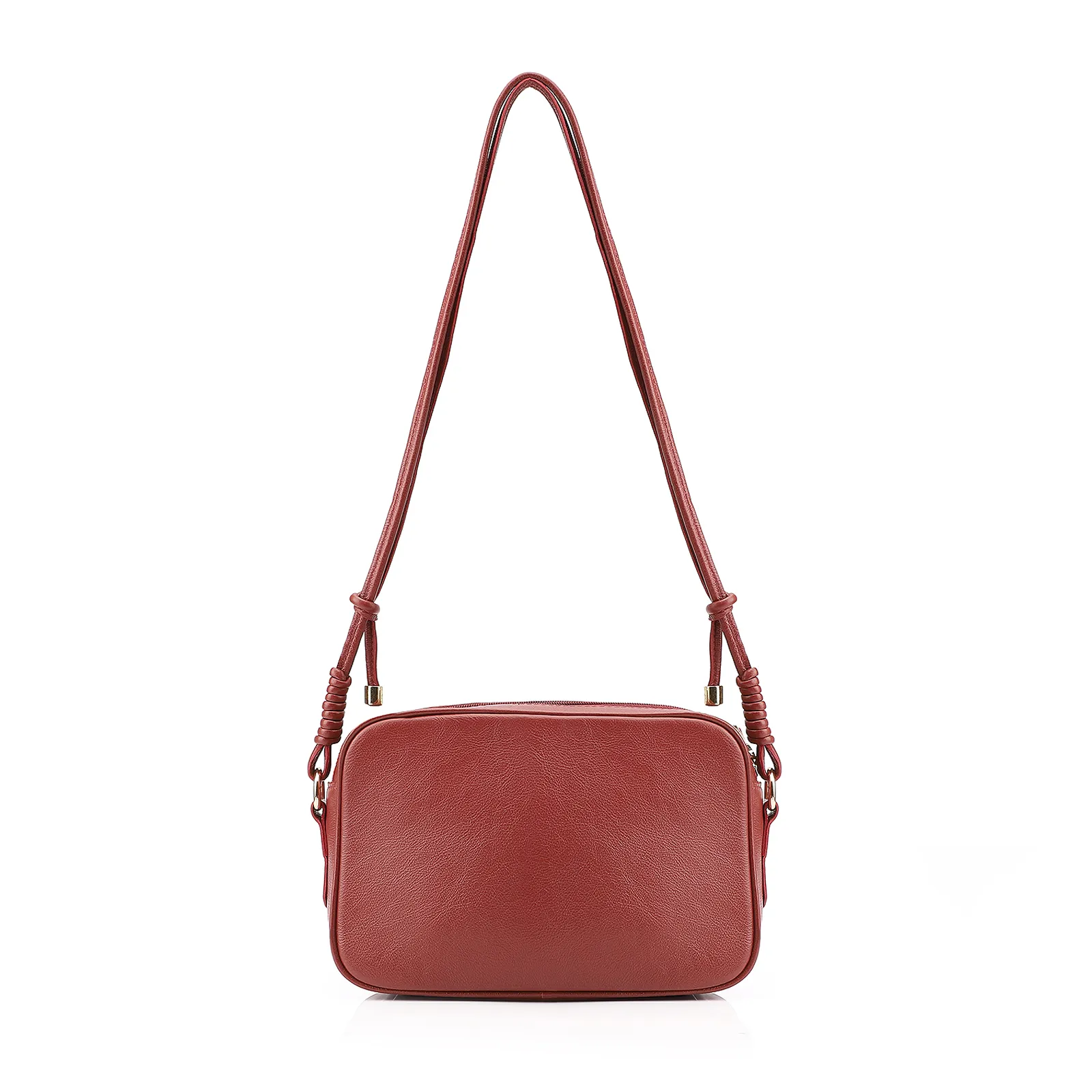 Bolsa Transversal Couro Vermelho