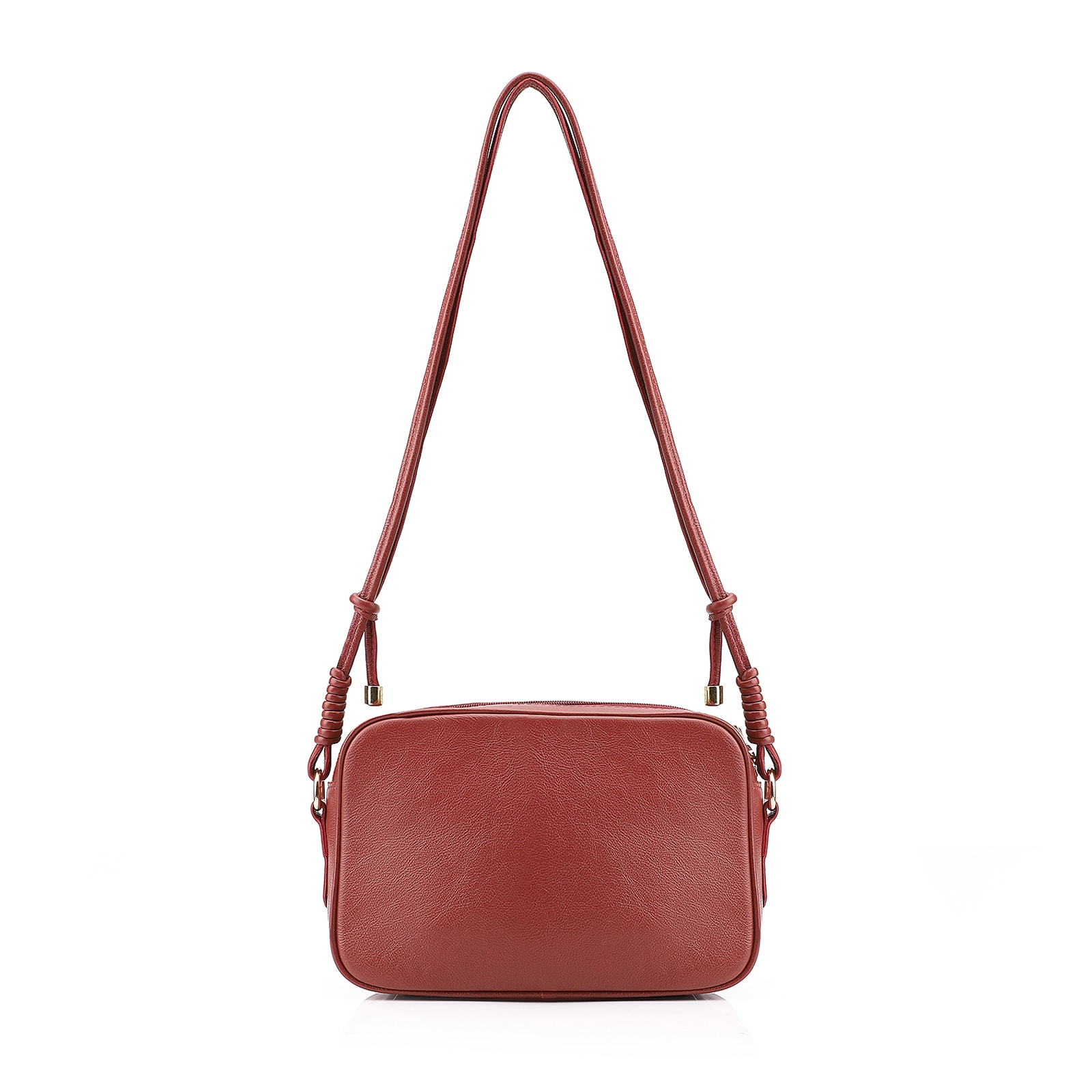 Bolsa Transversal Couro Vermelho