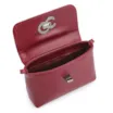 Bolsa Transversal Couro Vermelho Cereja - imagem 4