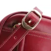 Bolsa Transversal Couro Vermelho Cereja - imagem 5