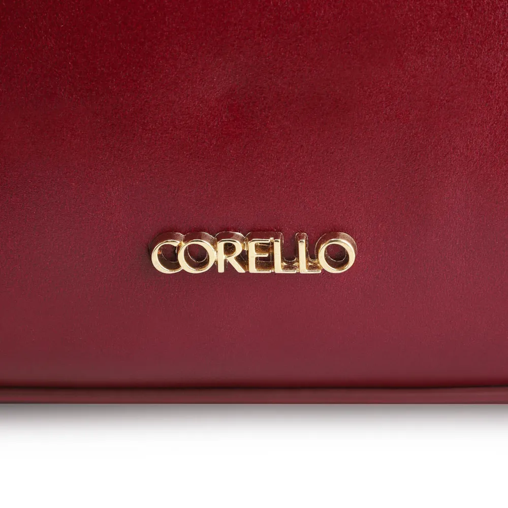 Bolsa Transversal Couro Vermelho Cereja - imagem 6