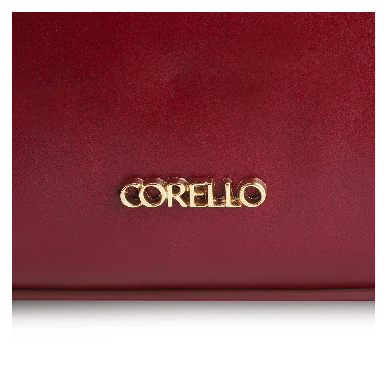 Bolsa Transversal Couro Vermelho Cereja