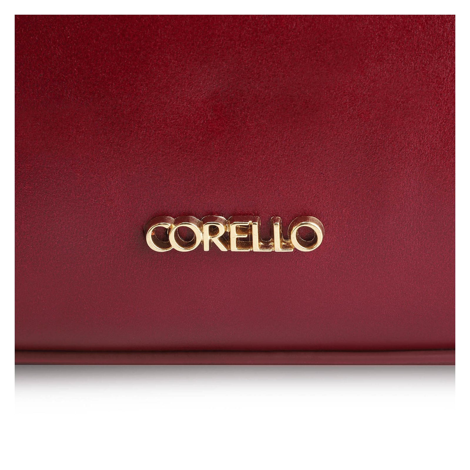 Bolsa Transversal Couro Vermelho Cereja