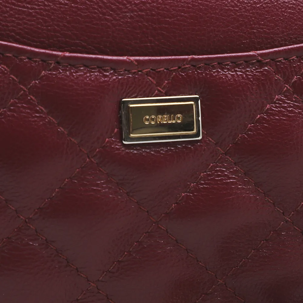 Bolsa Transversal Couro Vinho - imagem 5