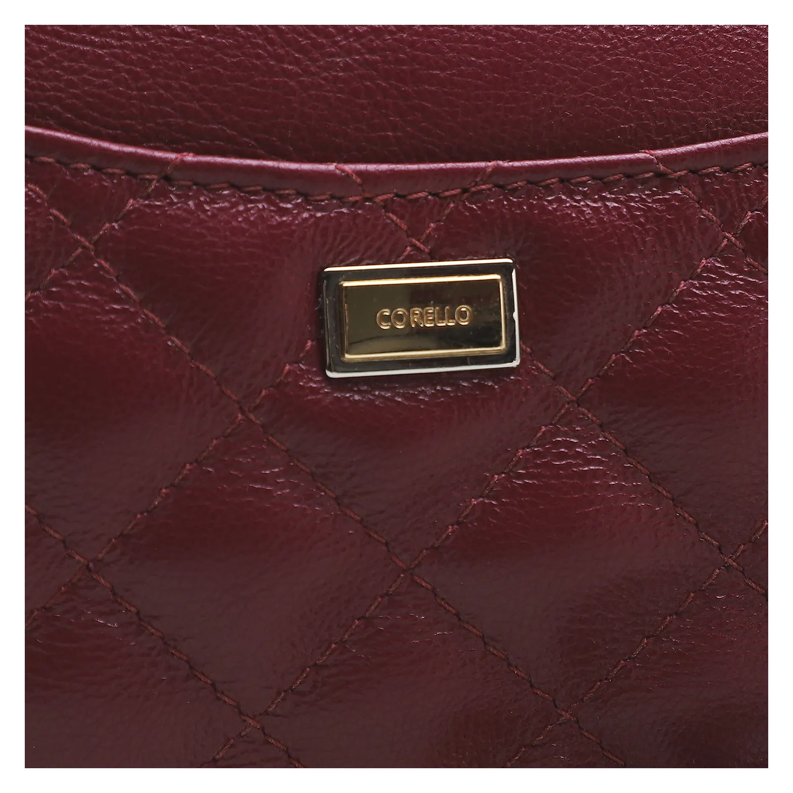 Bolsa Transversal Couro Vinho