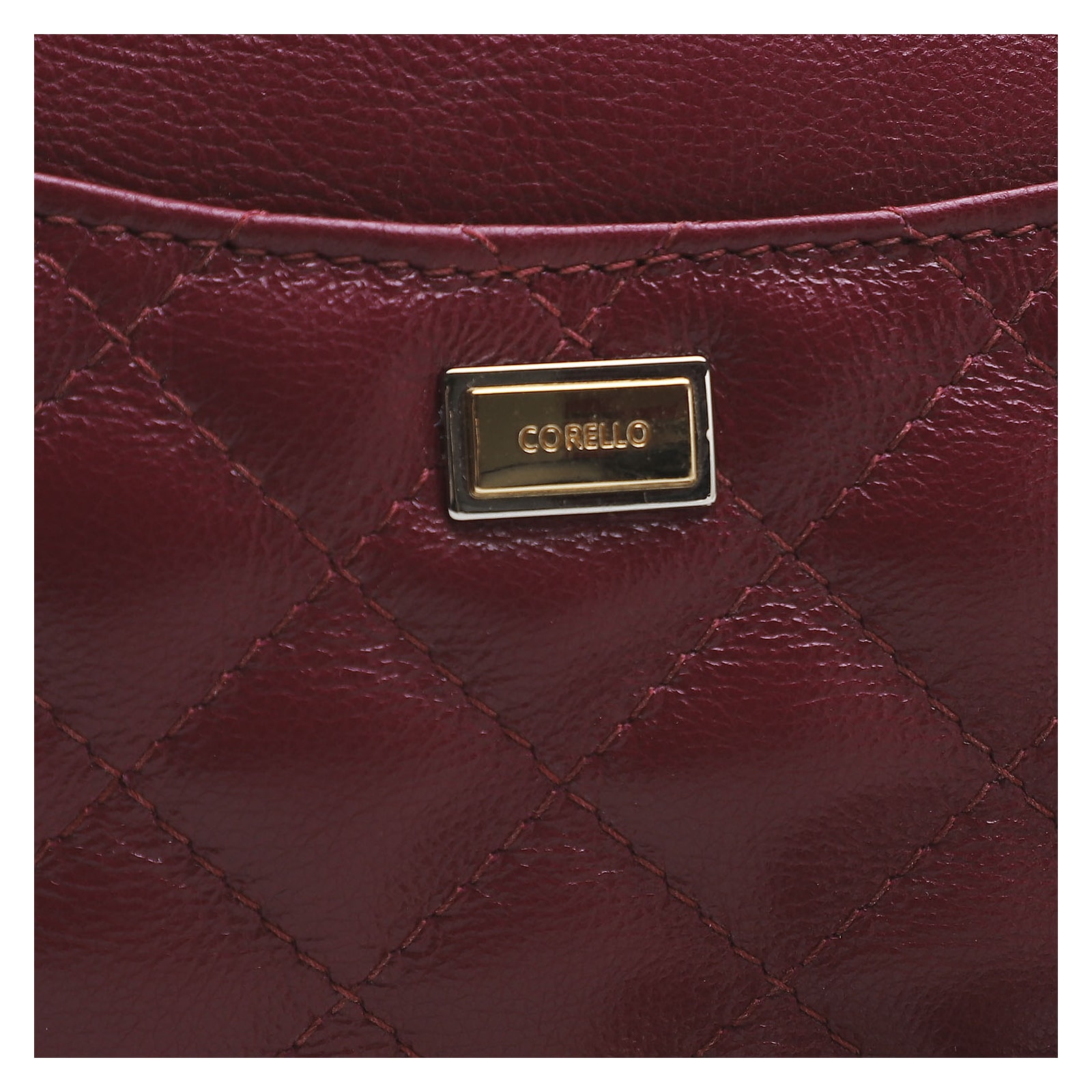 Bolsa Transversal Couro Vinho