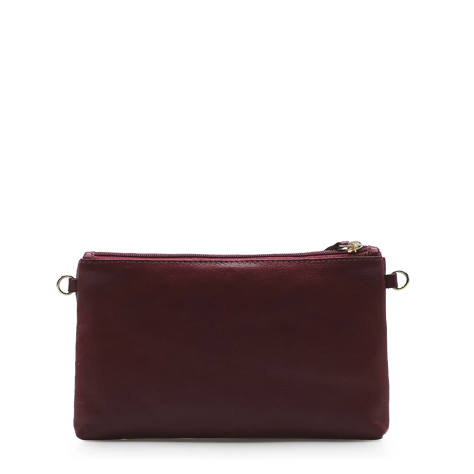 Bolsa Transversal Couro Vinho