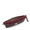 Bolsa Transversal Couro Vinho - imagem 4