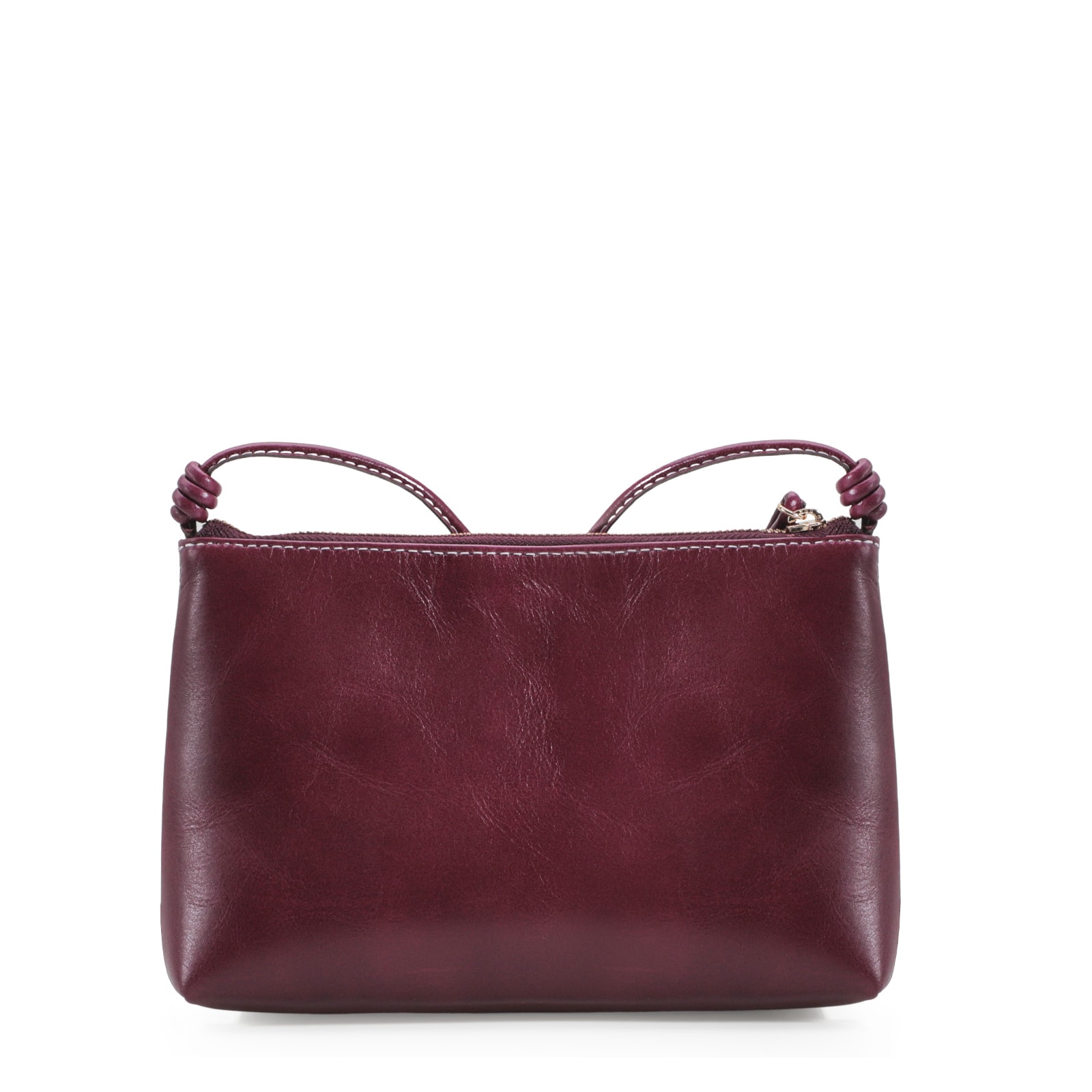 Bolsa Transversal Couro Vinho