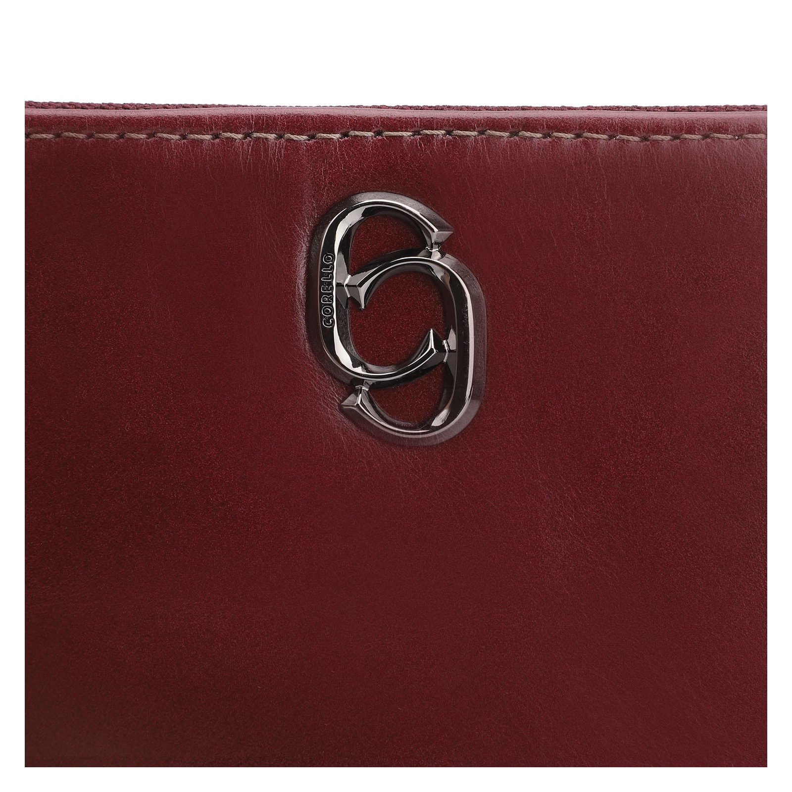 Bolsa Transversal Couro Vinho
