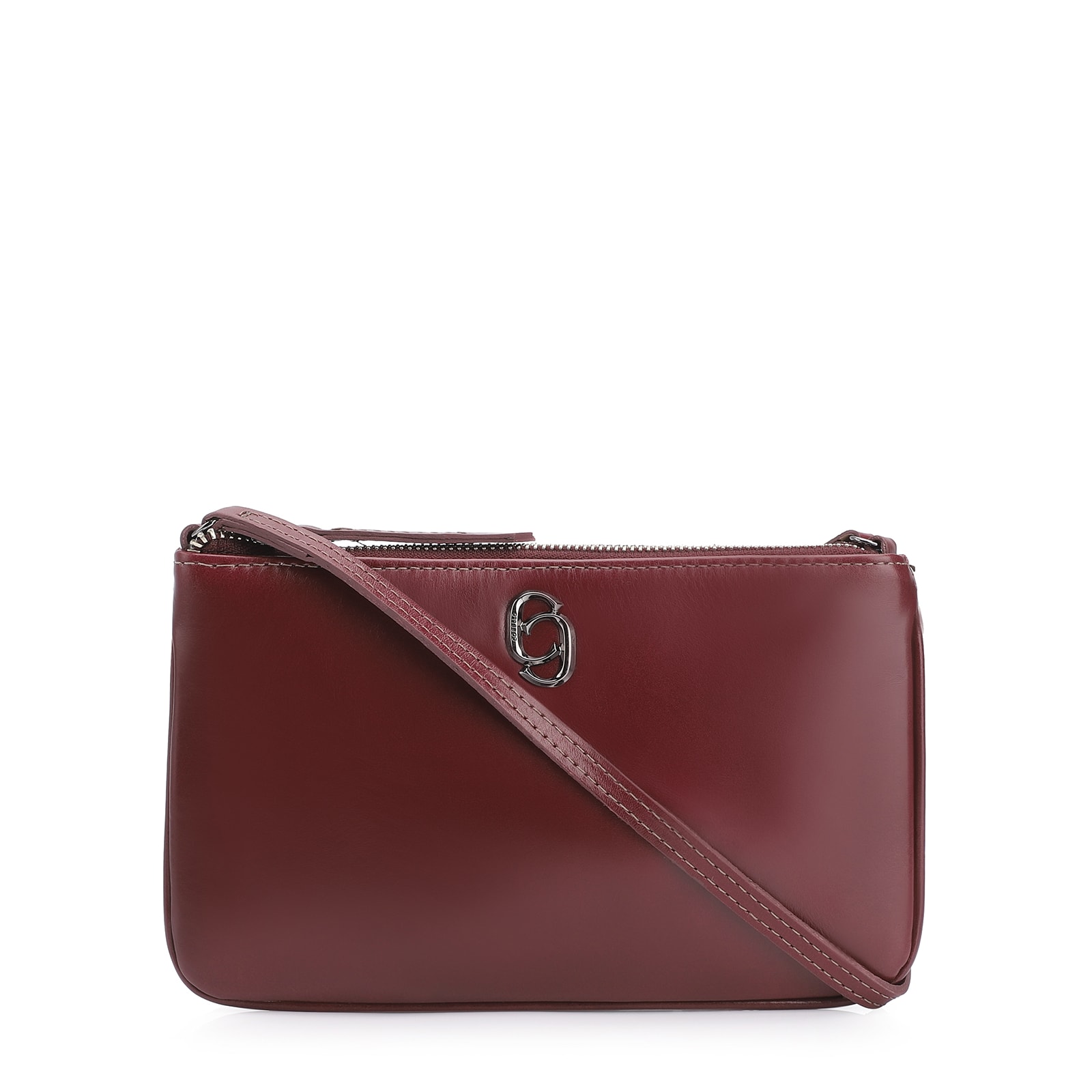 Bolsa Transversal Couro Vinho