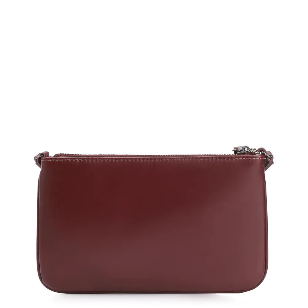 Bolsa Transversal Couro Vinho - imagem 3