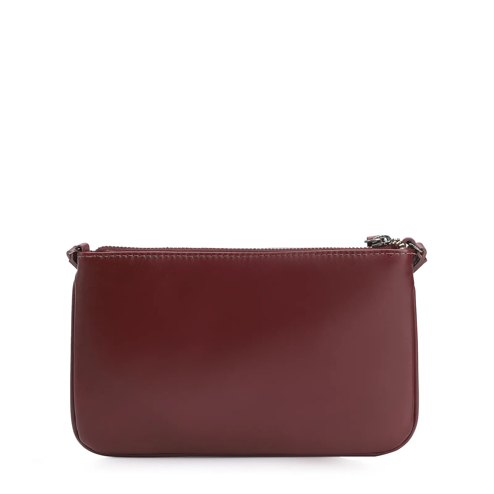 Bolsa Transversal Couro Vinho