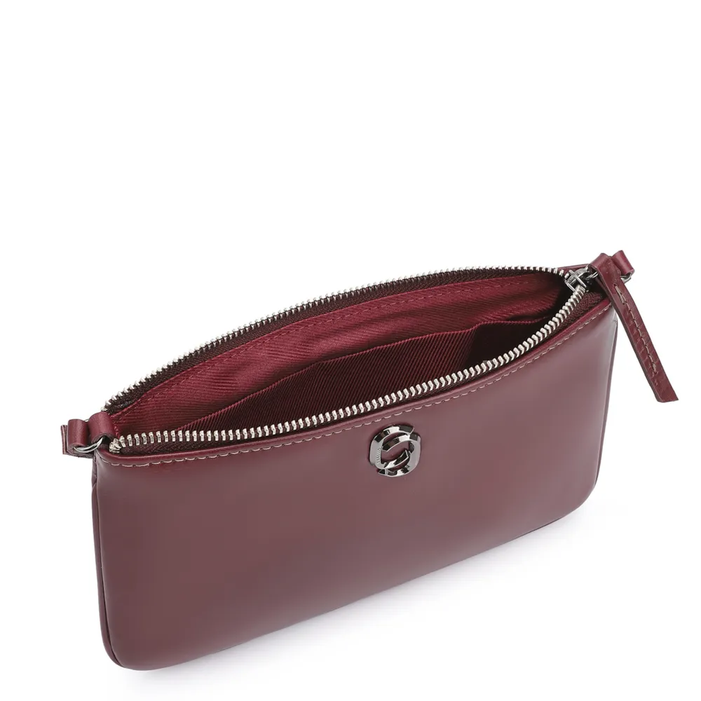 Bolsa Transversal Couro Vinho - imagem 4
