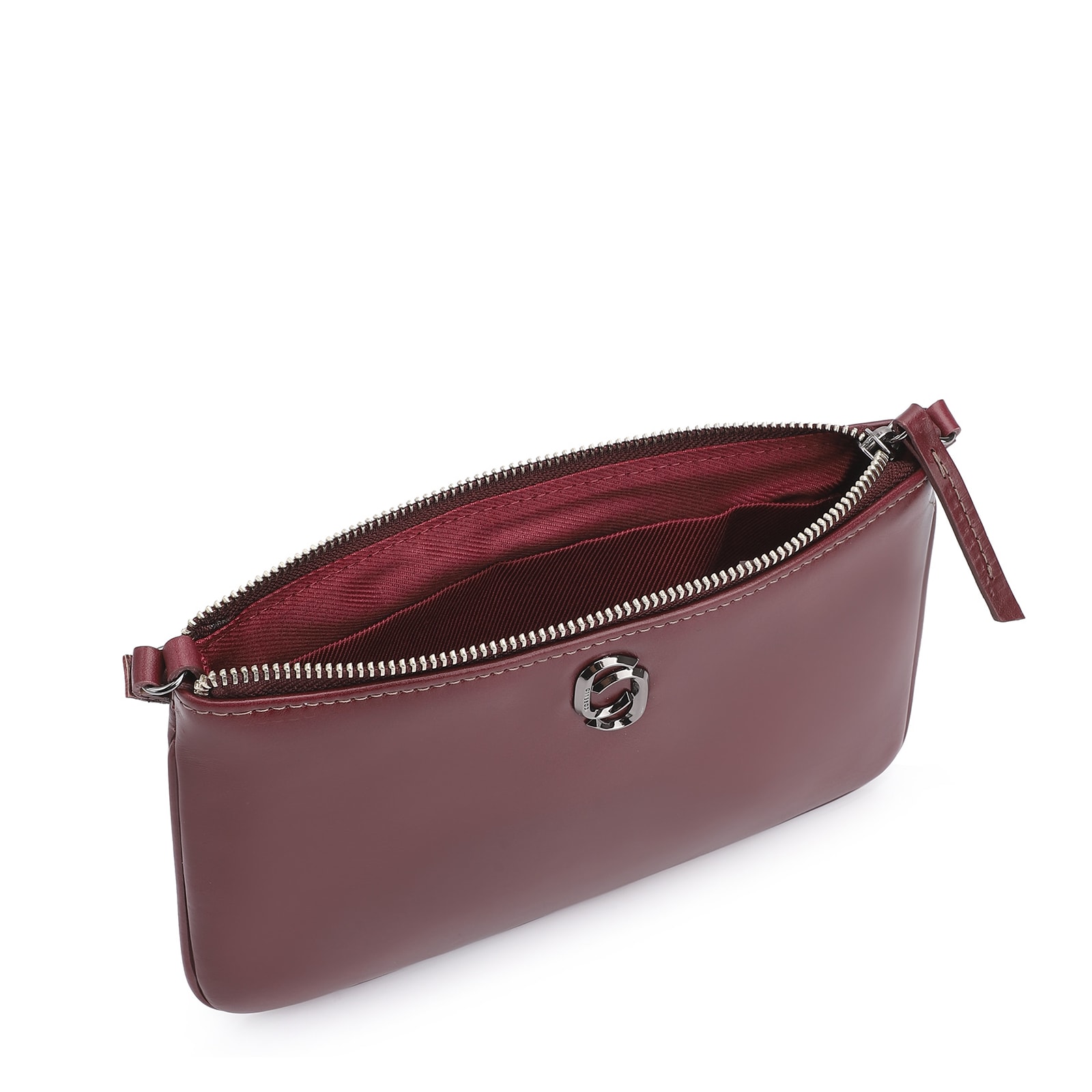 Bolsa Transversal Couro Vinho
