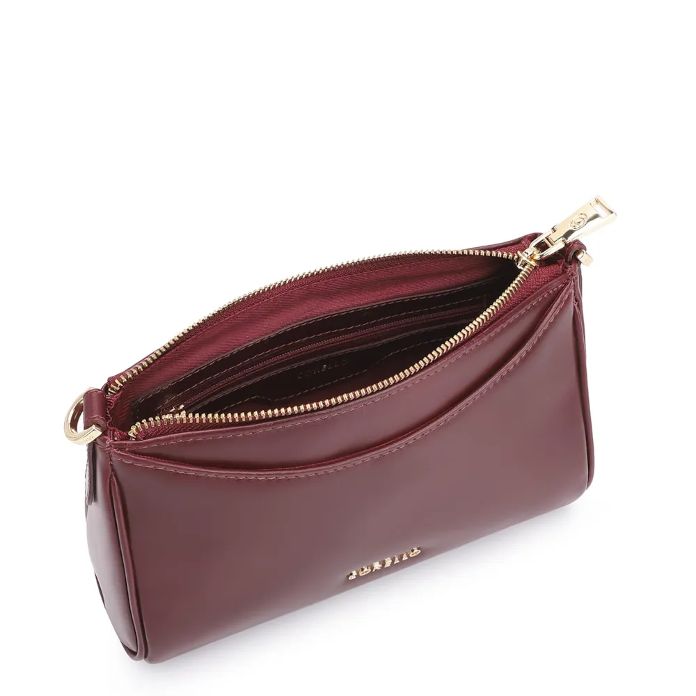 Bolsa Transversal Couro Vinho - imagem 4