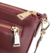 Bolsa Transversal Couro Vinho - imagem 5