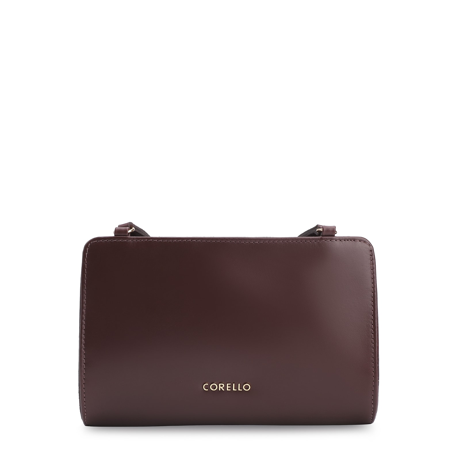Bolsa Transversal Couro Vinho