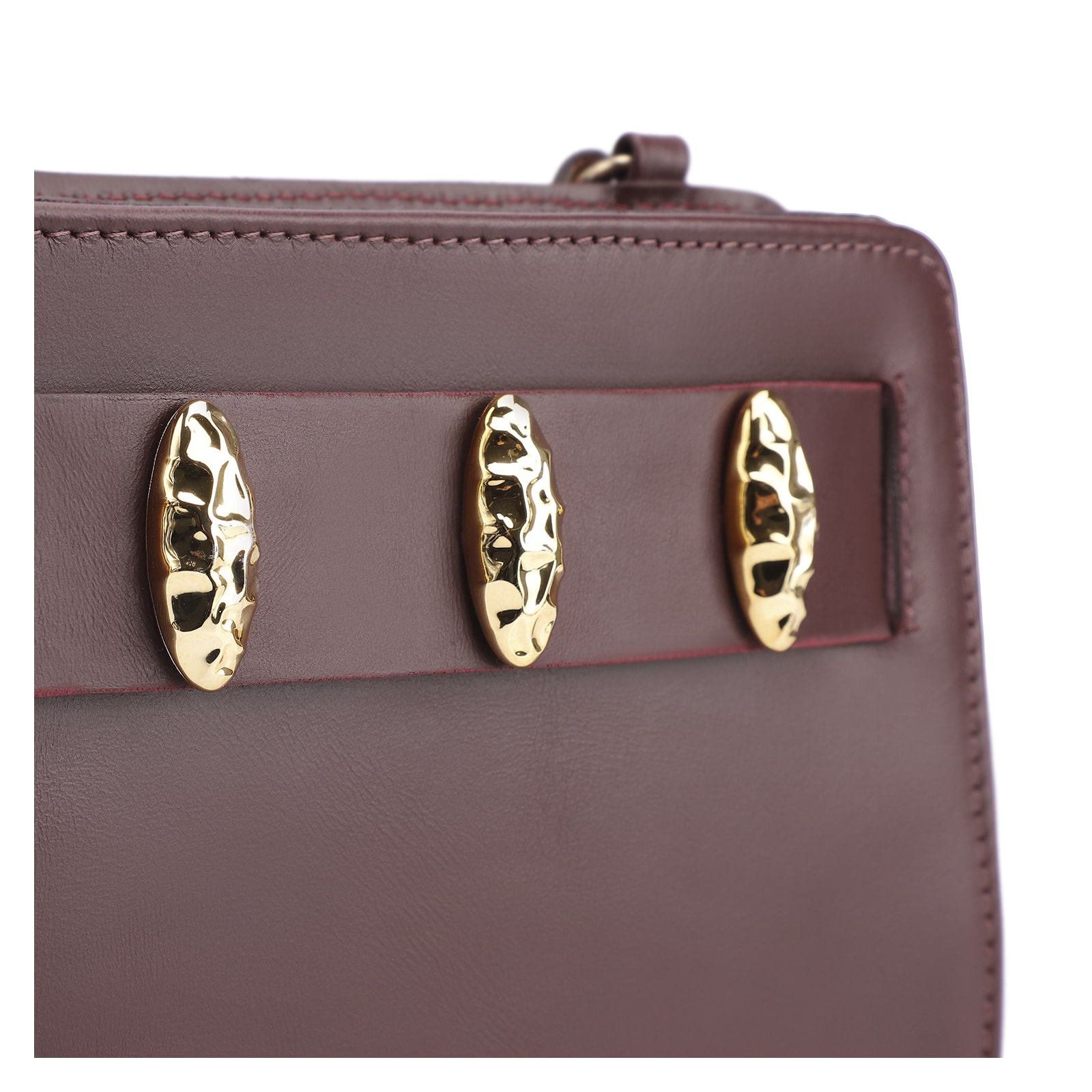 Bolsa Transversal Couro Vinho