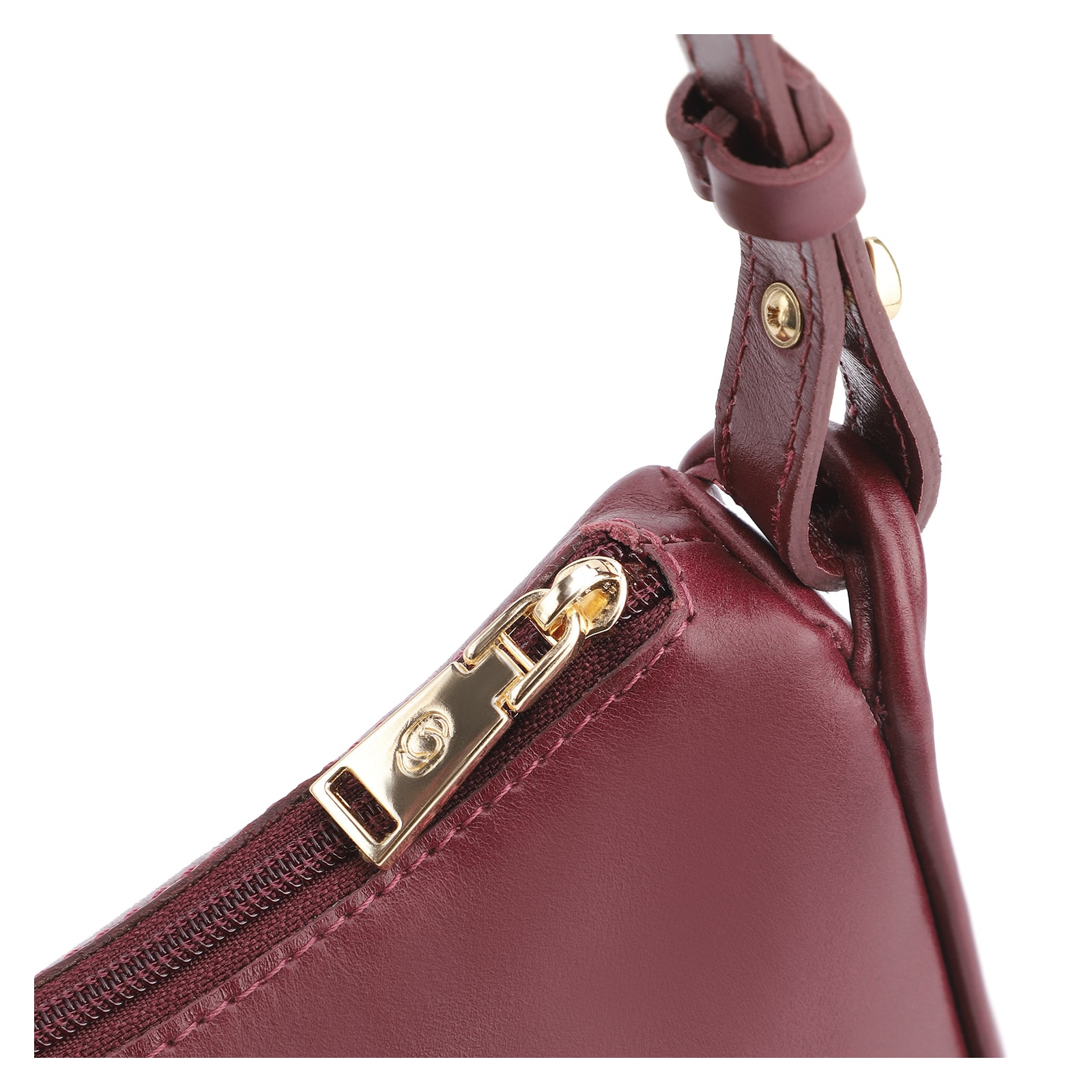 Bolsa Transversal Couro Vinho