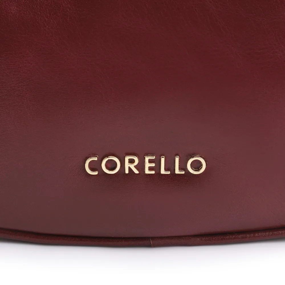 Bolsa Transversal Couro Vinho - imagem 6