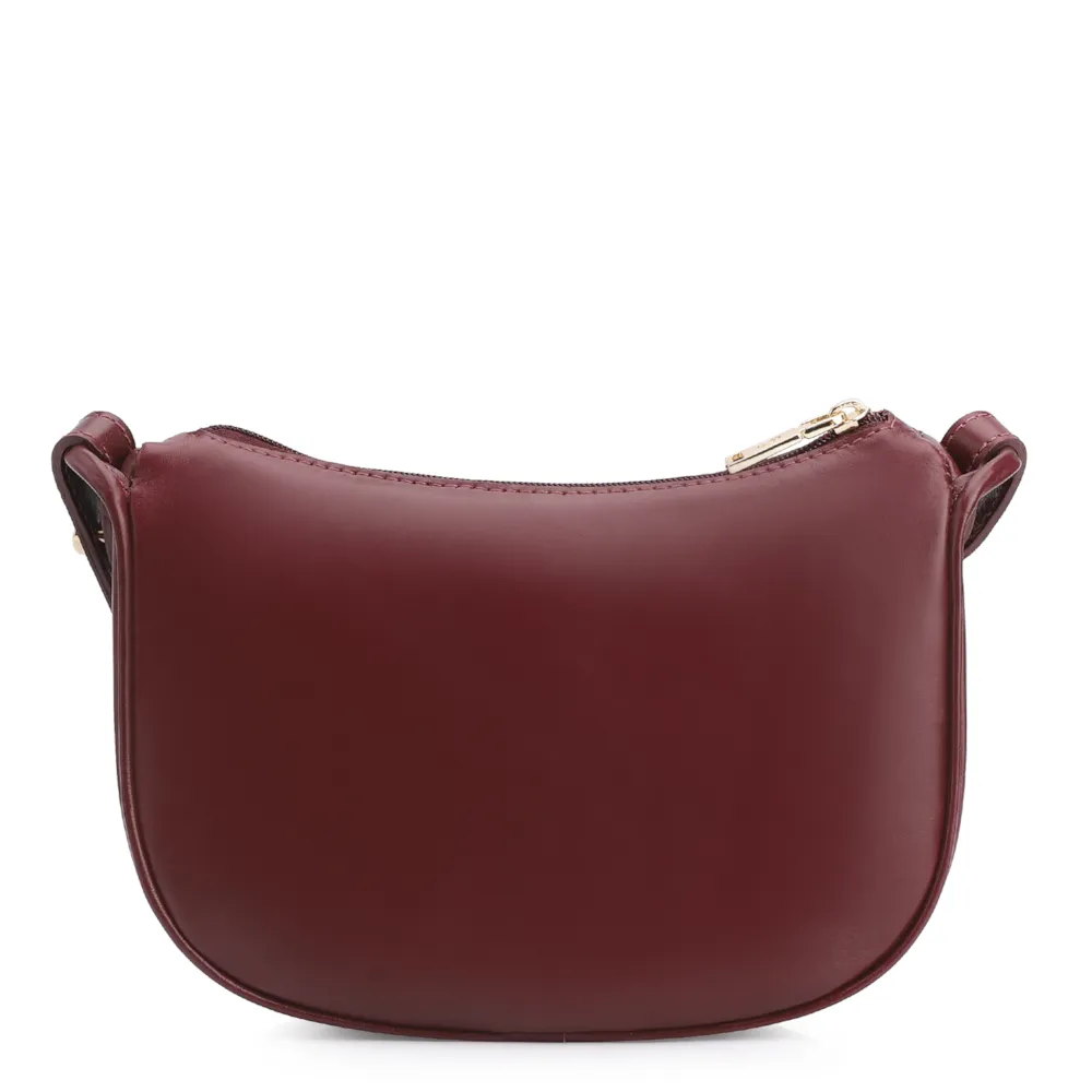 Bolsa Transversal Couro Vinho - imagem 3