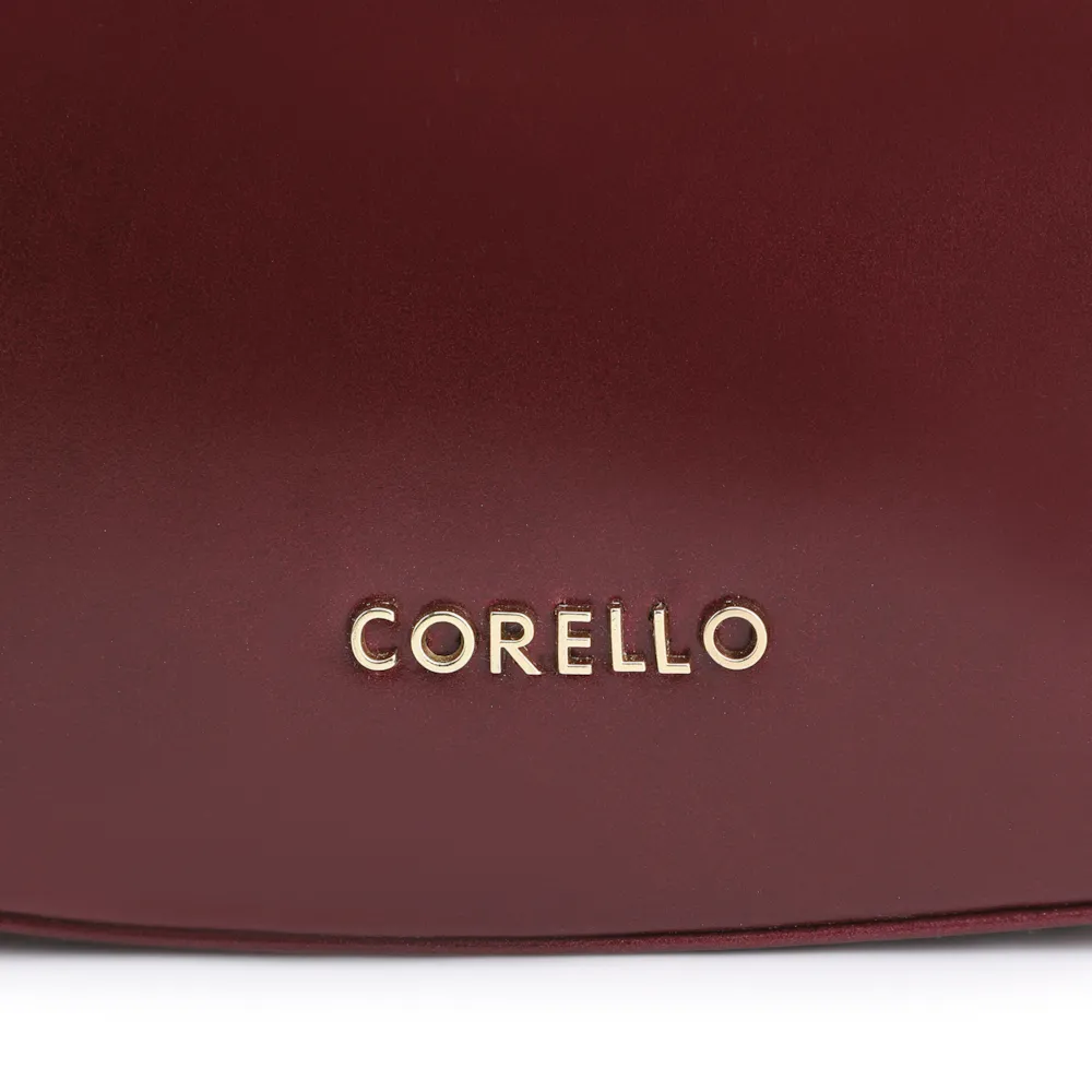 Bolsa Transversal Couro Vinho - imagem 6