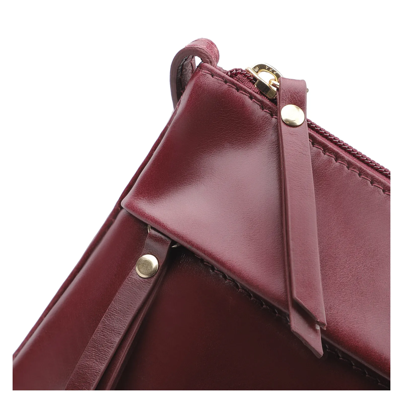 Bolsa Transversal Couro Vinho