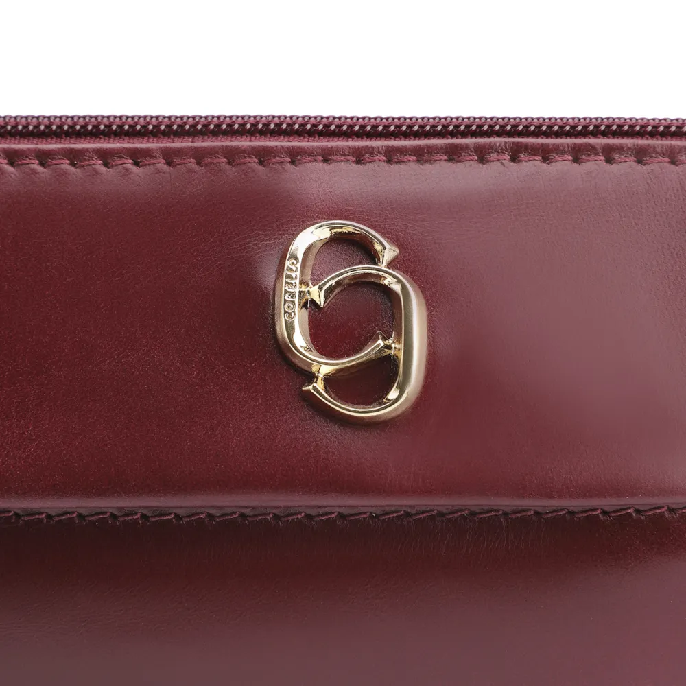 Bolsa Transversal Couro Vinho - imagem 6
